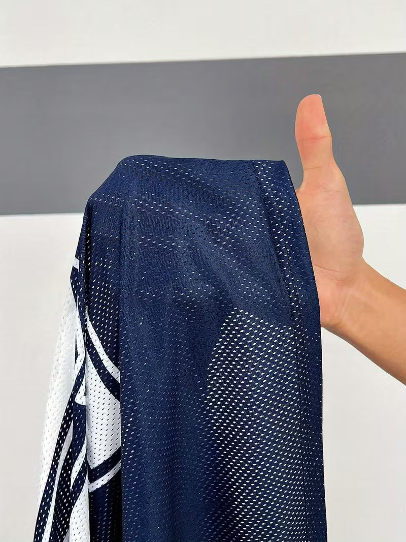 SkeaTech Digital Print V-Neck Skater Top – Long Sleeve Wide Fit